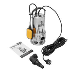 Дренажный насос DPL800X, 800 Вт, подъем 7 м, 16500 л/ч Denzel