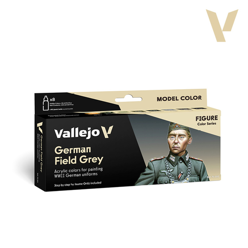 Model Color Set: German Field Grey Uniform (8)