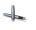 Перьевая ручка Parker IM Metal Light Blue Grey CT