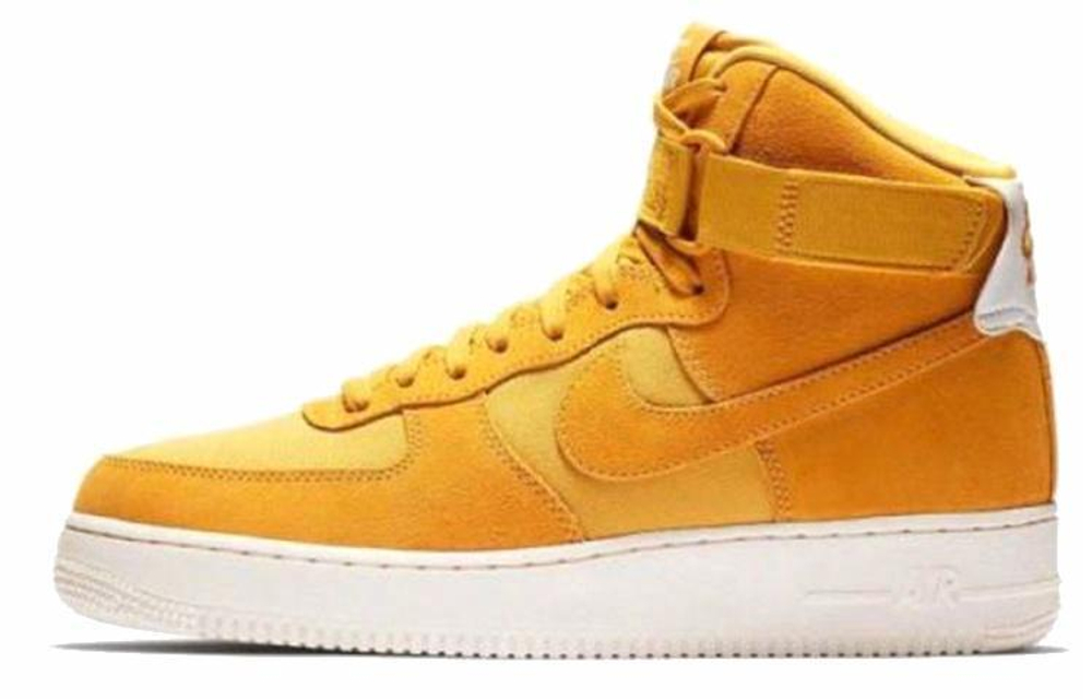Кроссовки Nike Air Force 1 Suede Yellow Ochre
