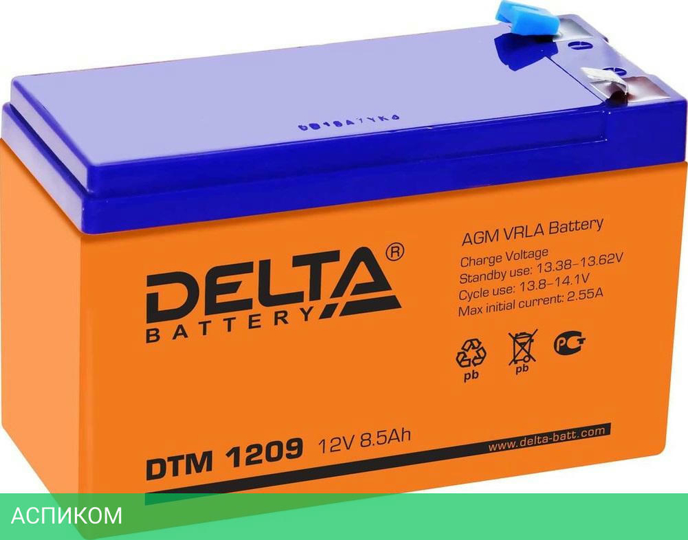 Аккумулятор для ИБП Delta 12V/9Ah (HR 12-9)
