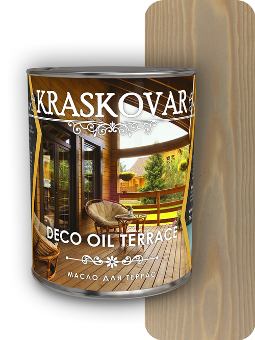 Масло для террас Kraskovar Deco Oil Terrace крем-брюле