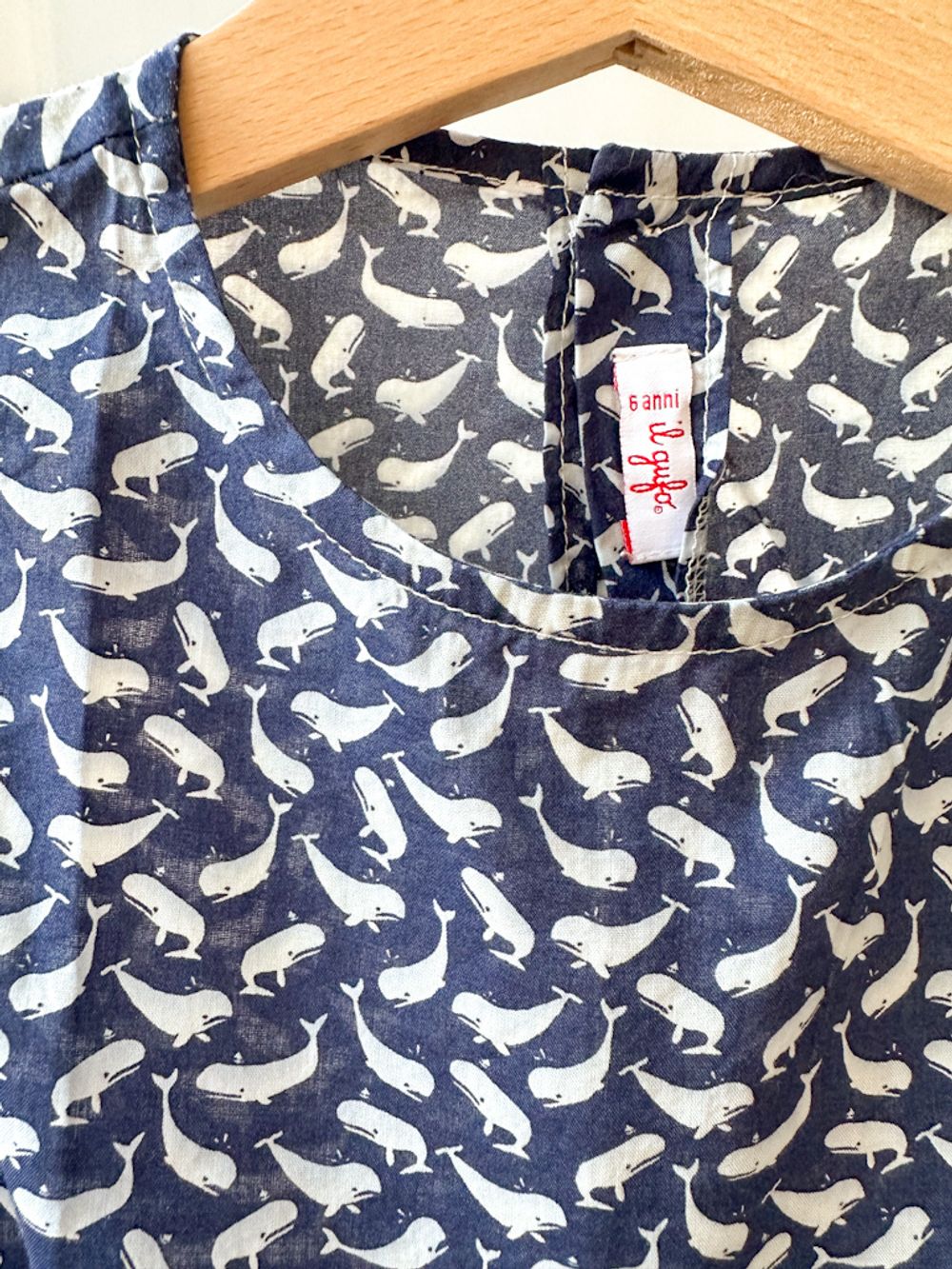 Хлопковая блузка Il Gufo, 116