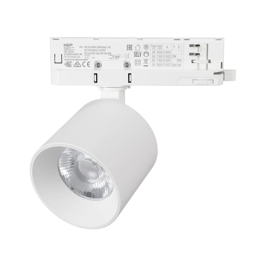 Светильник LGD-DYKE-4TR-R90-26W Day4000 (WH, 20 deg, 230V, TRIAC) (Arlight, IP20 Металл, 5 лет) 058754