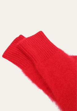 Варежки из пушистого кашемира