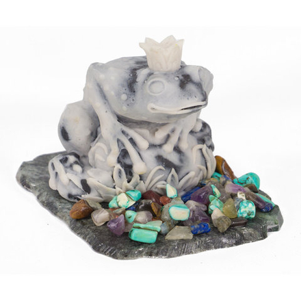Сувенир "Царевна-лягушка" из мрамолита R117017