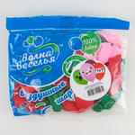 Шар (12''/30 см) Пиксели, Ассорти, пастель, 2 ст, 25 шт.