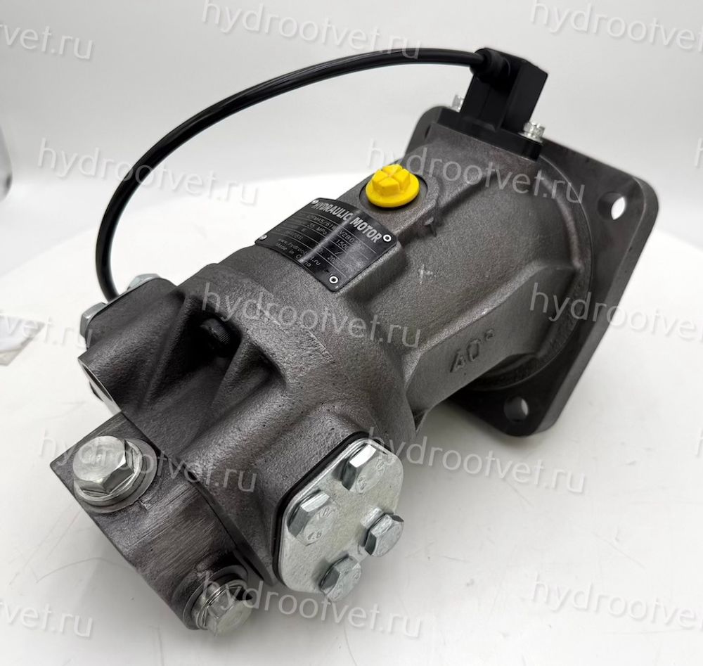 A2FM45/61W-VZB027H - Гидромотор аксиально-поршневой постоянной производительности с наклонным блоком, рабочий объем 45 см3, номинальное давление 400 бар, с установленным клапаном промывки и подпора, с датчиком оборотов