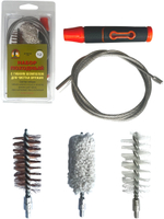 Набор для чистки оружия 12клб в БЛИСТЕРЕ с деревянным шомполом (8433-12)