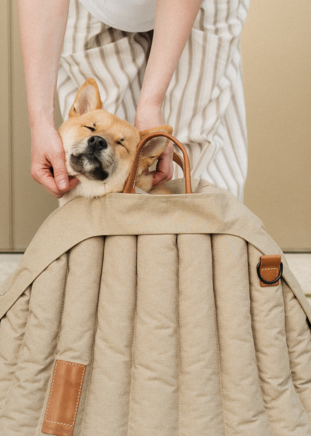 Облегченный чехол для сумки-переноски бежевый