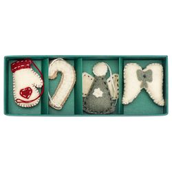 Набор елочных украшений из фетра Felts mood из коллекции New Year Essential