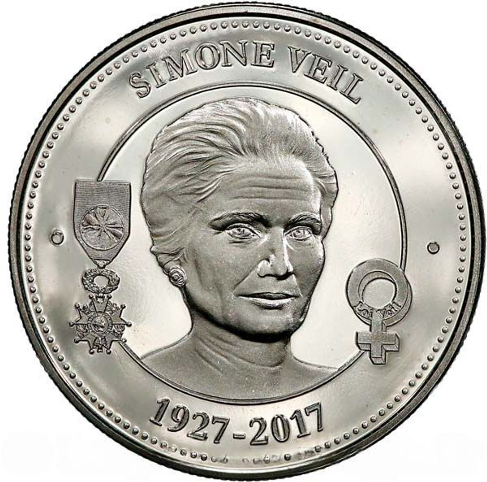 France, Simone Veil Commemorative Medal, Collection Panthéon, 2017