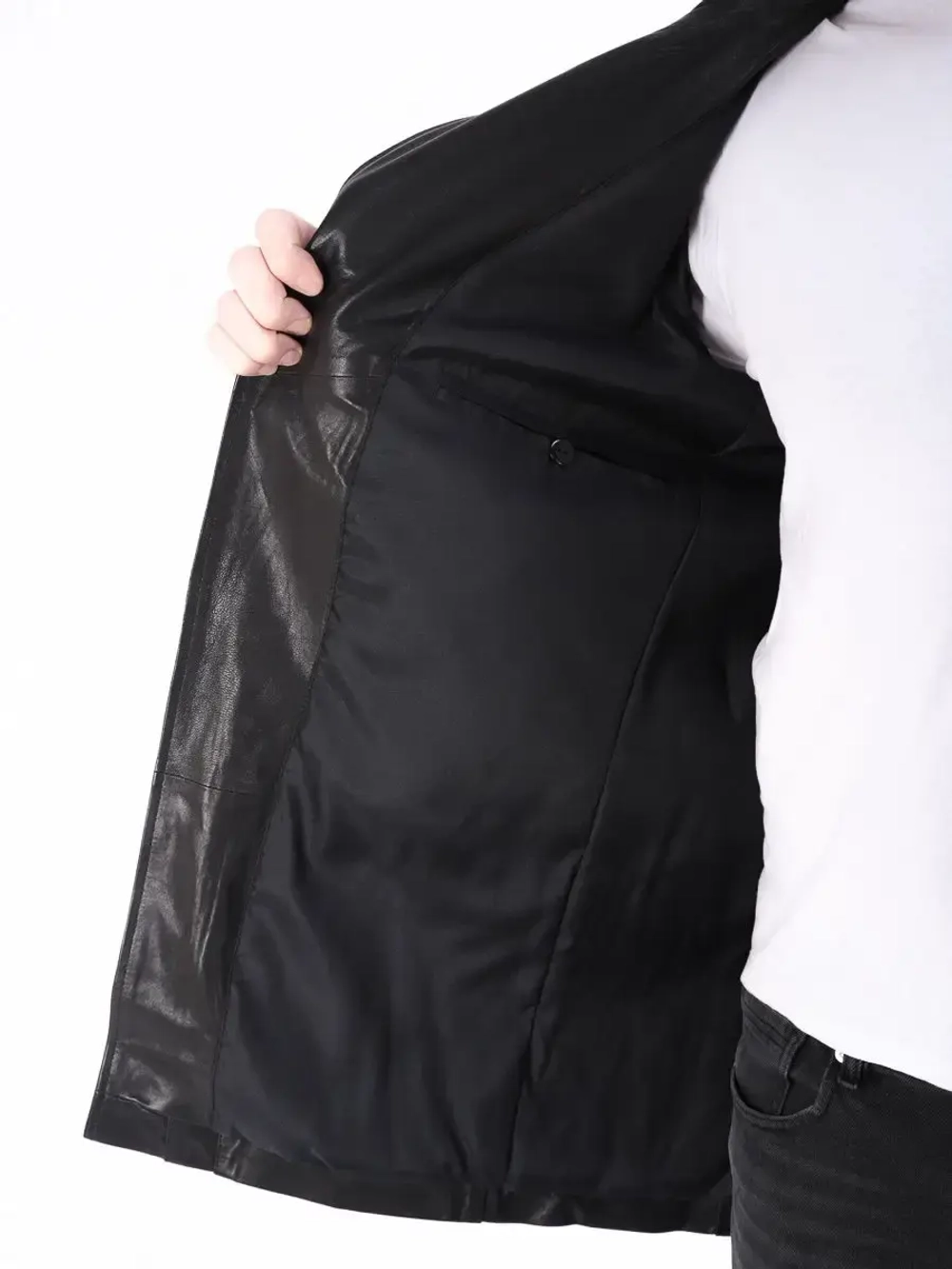 Плащ мужской кожаный, куртка мужская