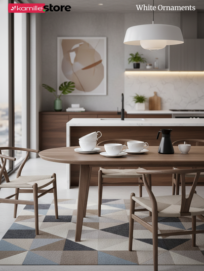 Чайный набор 250 мл. 12 предметов, фарфор, "White Ornaments"