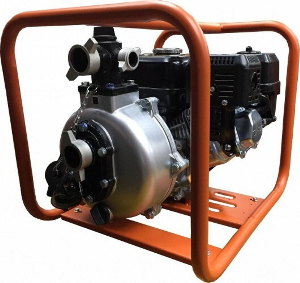Мотопомпа бензиновая ZONGSHEN HG 15 для слабозагрязненной воды, высоконапорная 1T90SHG15