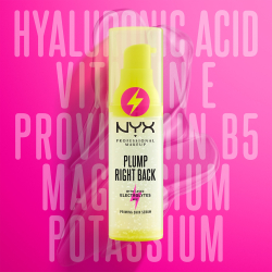 NYX Professional Makeup Plump Right Back Plump Serum And Primer - Стойкая основа под макияж, 30 ml