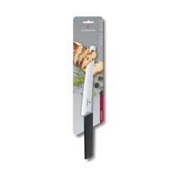 Victorinox Нож Swiss Modern 22см с зубцами черный