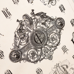 Арт-постер Объект мечты Монограмма 25