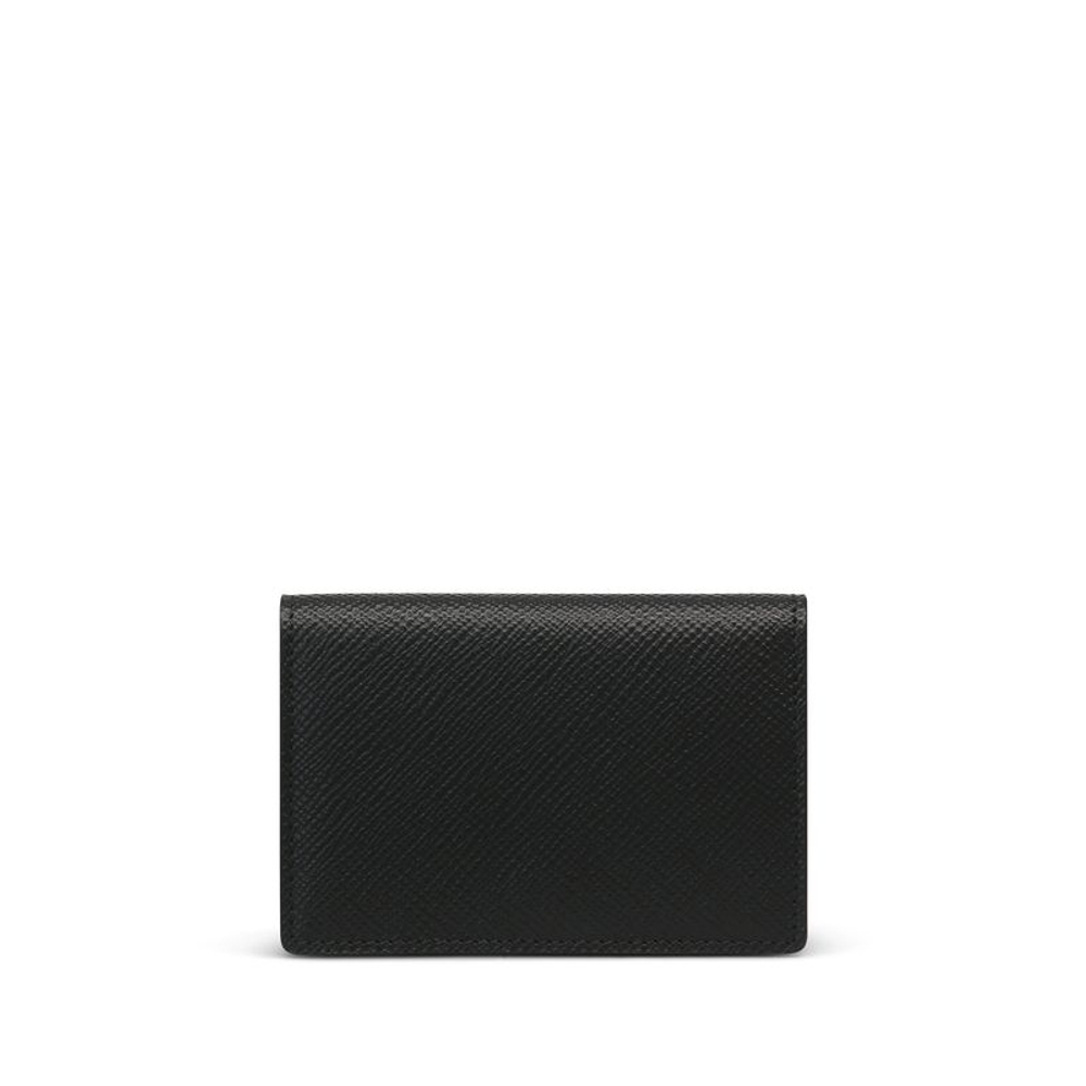 Smythson Картхолдер Folded Card Case with Snap Closure in Panama, Nile Blue