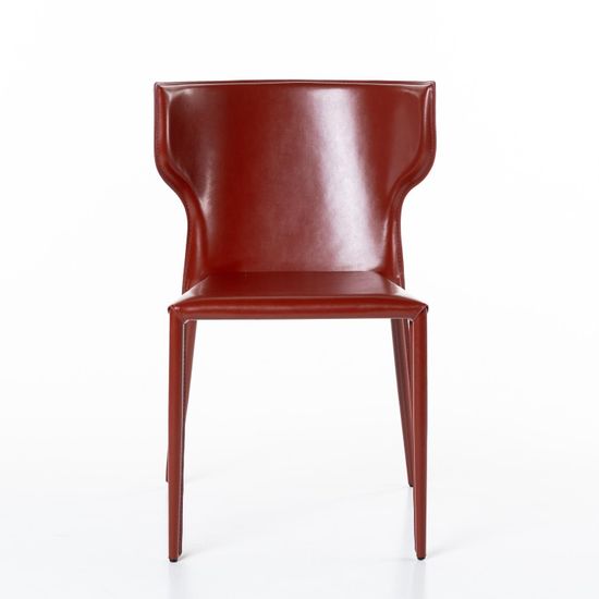 Стул Austin, кожа ретро-красный