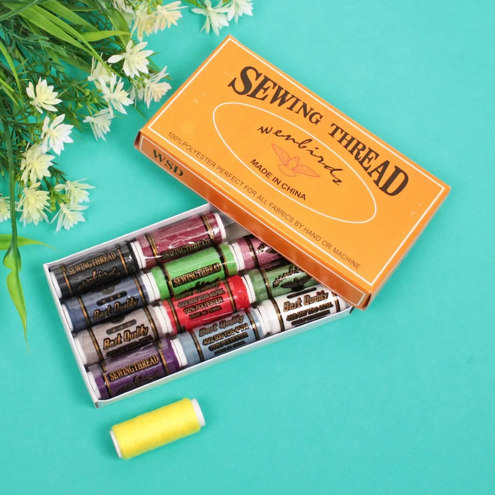 Нитки в наборе 12шт «Favorite Hous», цвет как на фото, намотка 200м