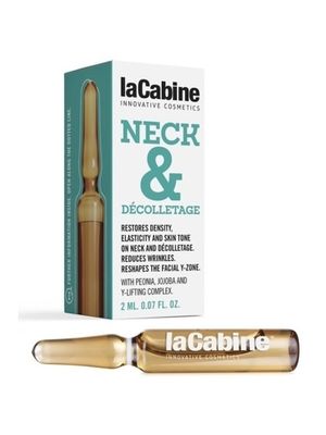 LA CABINE - NECK & DECOLLETE AMPOULES концентрированная сыворотка в ампулах для области шеи и декольте 1х2мл