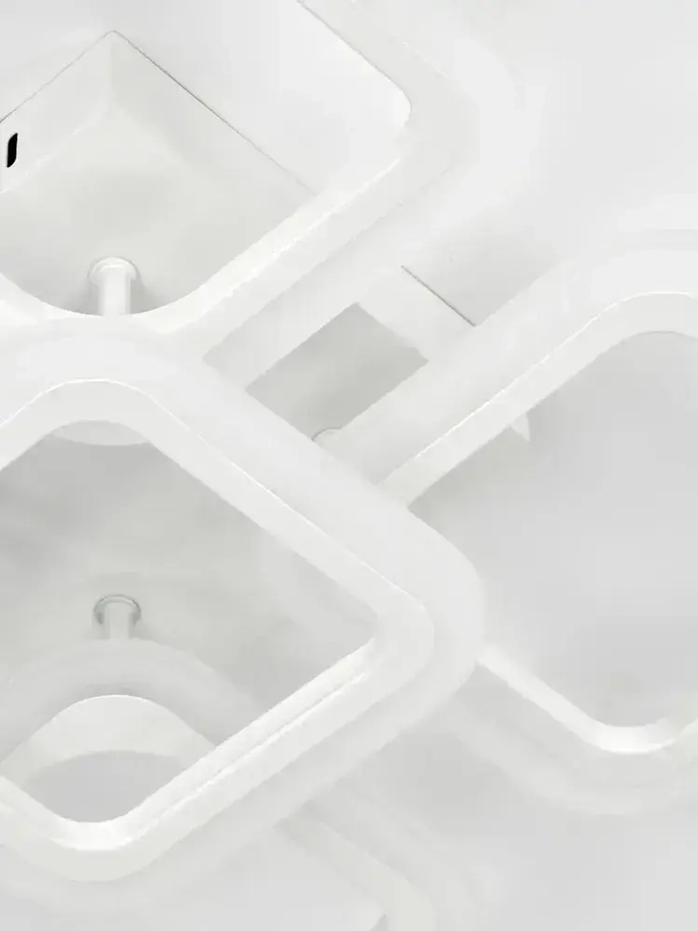 Люстра потолочная светодиодная с пультом ДУ Rivoli белая LED 80 Вт 3000 - 6000 К, светильник на кухню, в детскую, в спальню