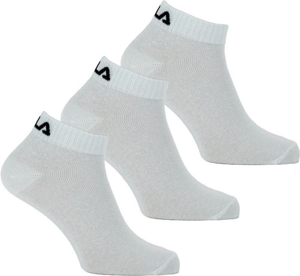 Теннисные носки Fila Quarter Plain Socks 3P - white