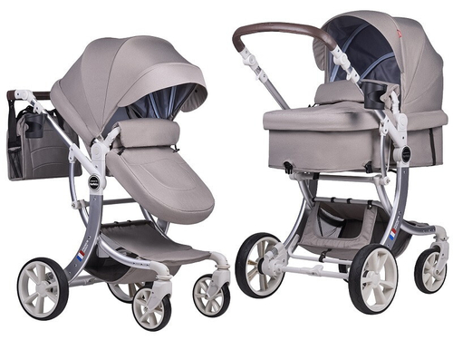 Детская коляска-трансформер Aimile Original Pearl капучино