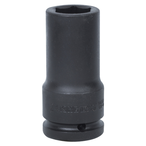 KING TONY (643524M) Головка торцевая ударная глубокая шестигранная 3/4", 24 мм