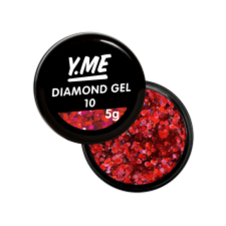 Y.me Diamond Gel (шестигранники) 10, 5мл.