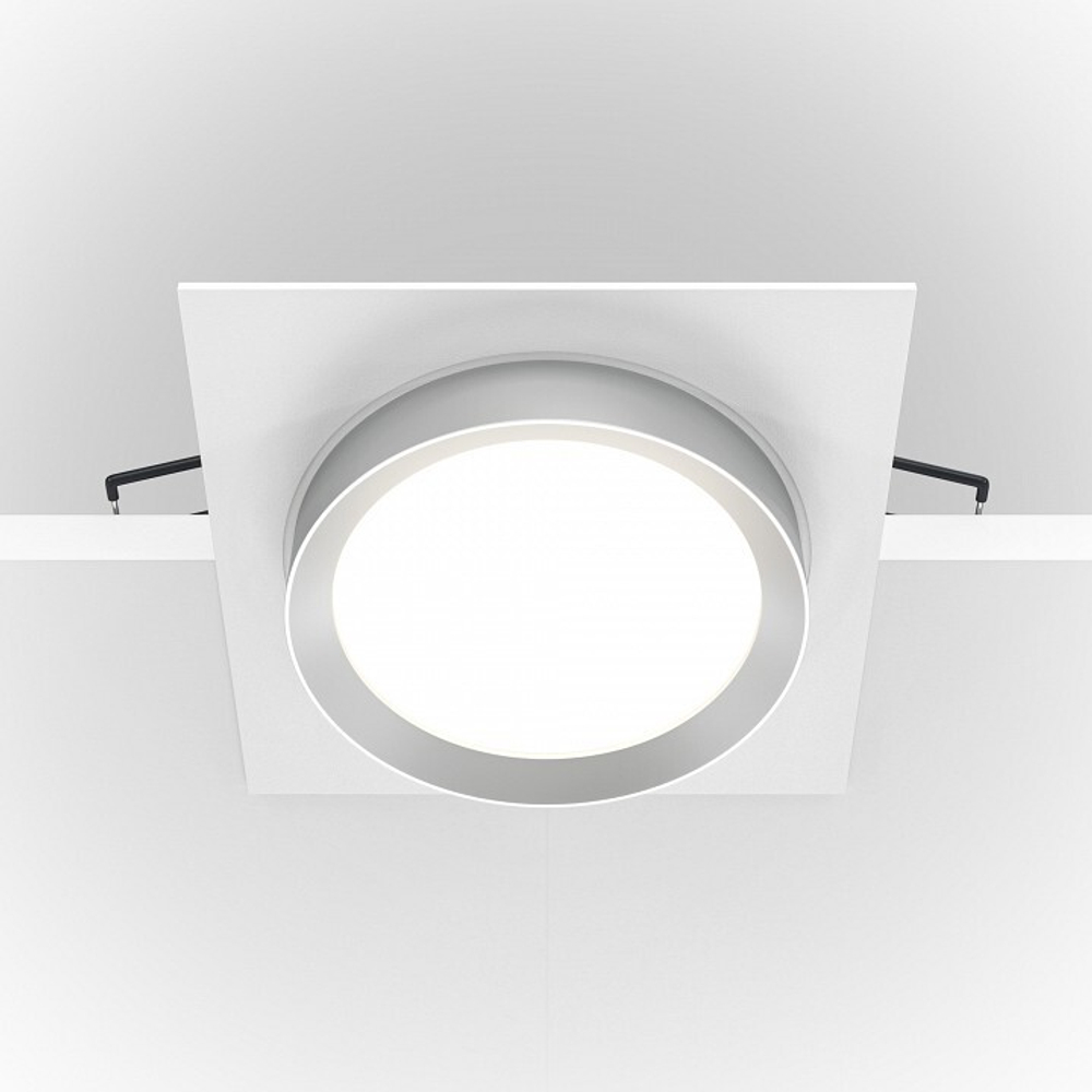 Встраиваемый светильник Maytoni Hoop DL086-GX53-SQ-WS