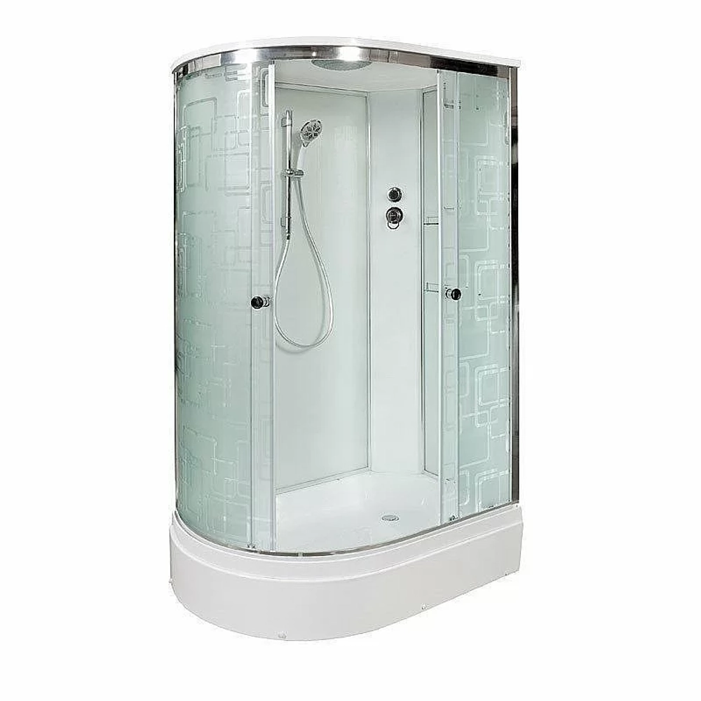 Душевая кабина DTO Серия ЕМ ЕМ2712 стандартная 120x80