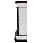 Каминокомплект:Очаг Electrolux EFP/P-1020LS, портал Scala Classic сланец скалистый бел., тёмн. Дуб