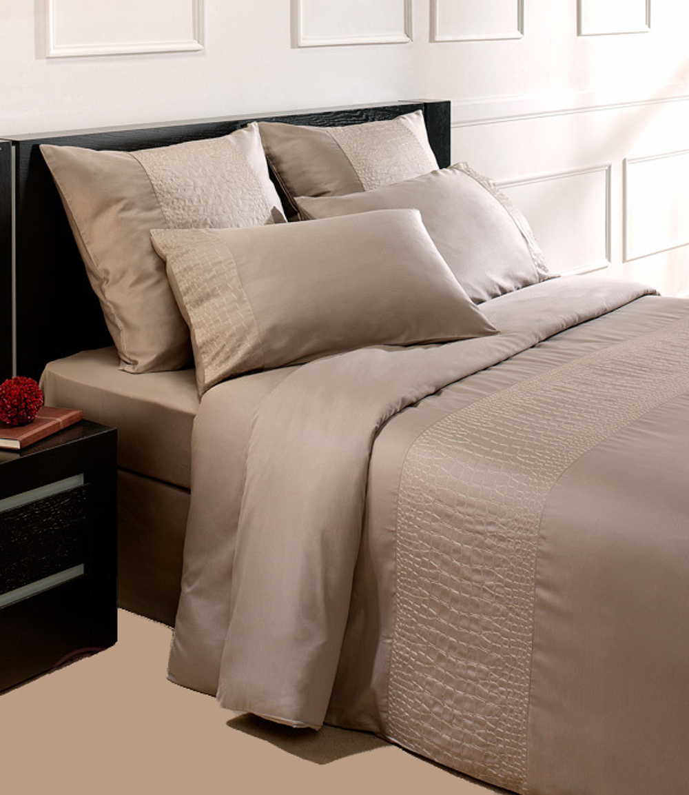 Элитная наволочка Крокодил мокко от Bovi Португалия фото