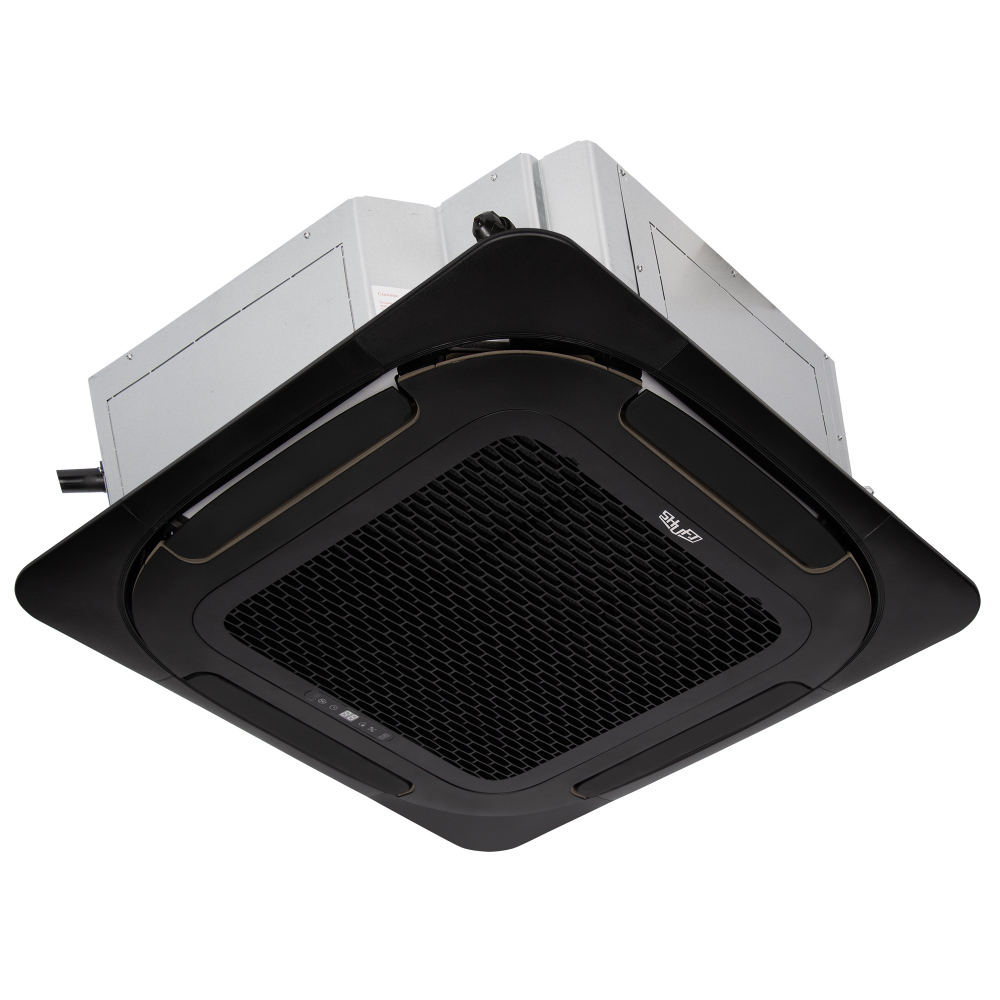 Комплект SHUFT SFLC_C-36HN1_V2_BL полупромышленной сплит-системы, кассетного типа (черная панель)