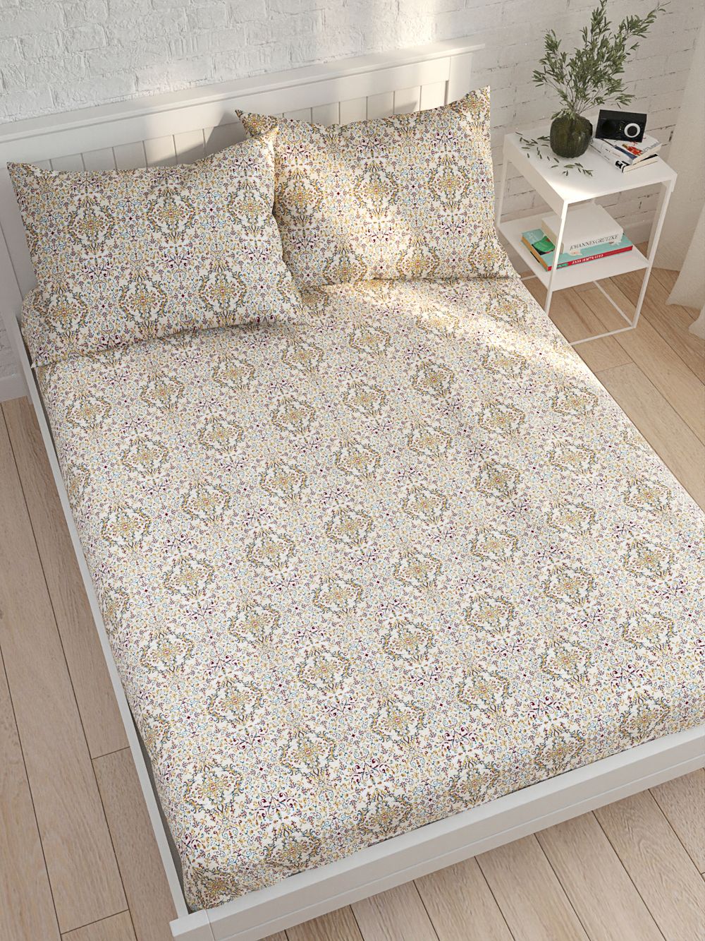 Простынь Сказка "Узорная графика-" 150х215 см, перкаль