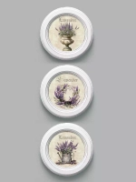 Картины на стену интерьерные на холсте 3 шт. 17.5 см