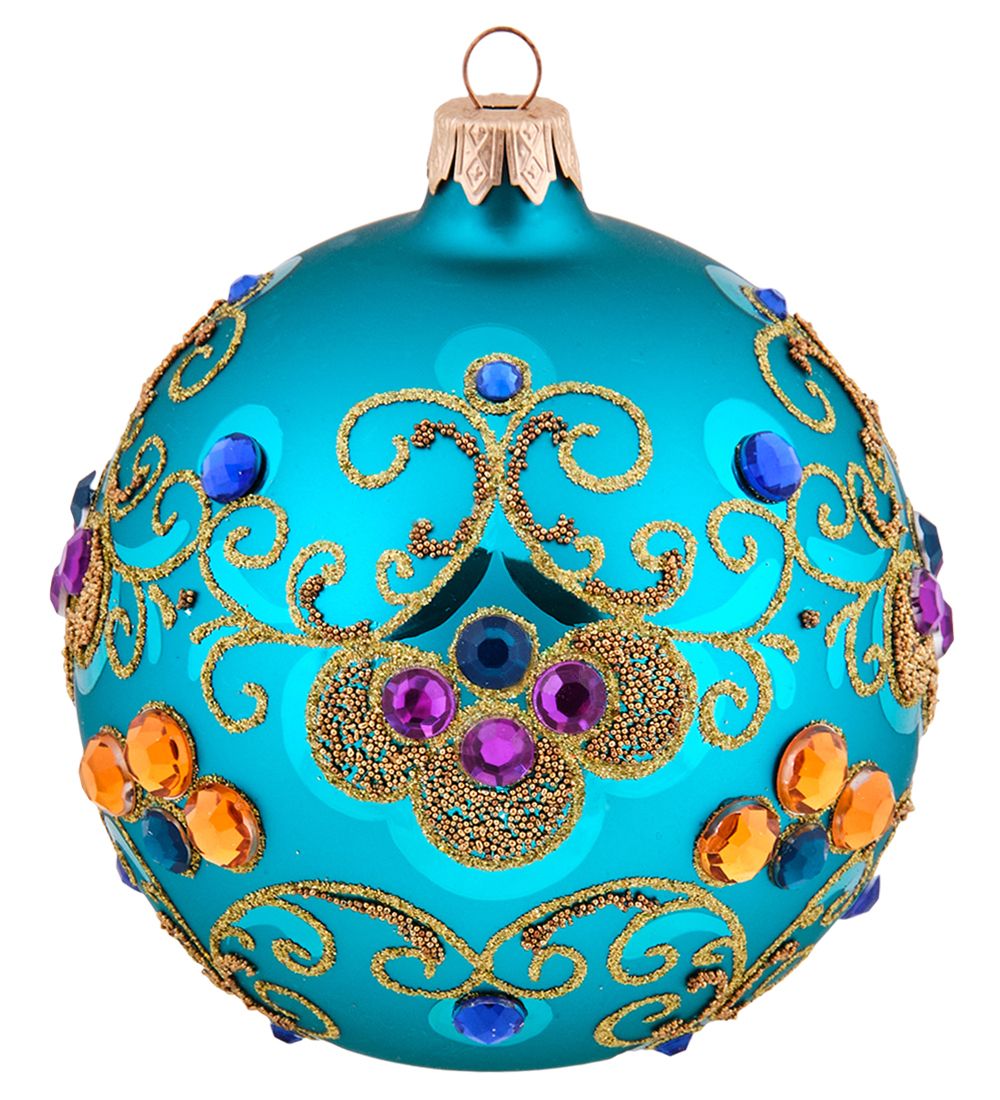 Элита НФШ-1692 Ел.украшение Шар «Самоцветы» 100 мм