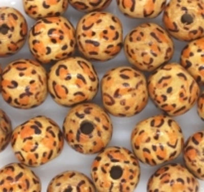 Бусины пришивные дерево, р. 15 мм