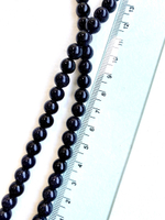 1450-8 Авантюрин (имит.) синий, 8мм, нить 37см