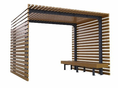 Пергола Мечта со скамейкой