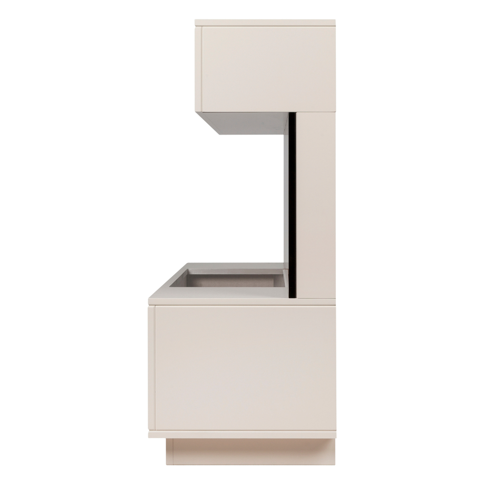 Каминокомплект Real Flame Modern CST630 WT-P614 с очагом 3D Cassette 630 Black Panel