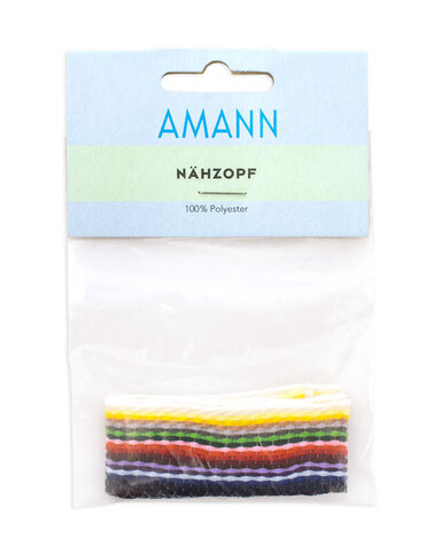 "Лента-косичка" с нитями "AMANN GROUP METTLER" 100% полиэстр   50см