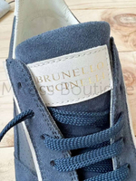 Мужские кожаные кроссовки Brunello Cucinelli