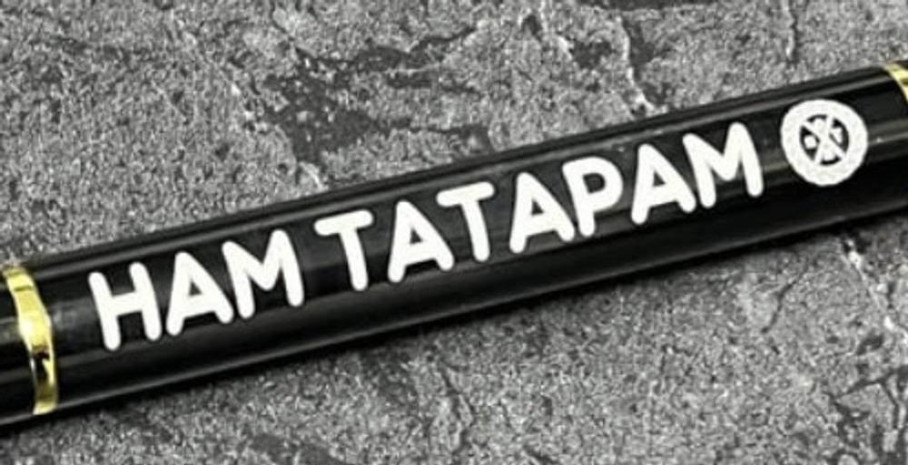 Ручка шариковая подарочная с лазерной гравировкой "Нам Татарам пофиг"