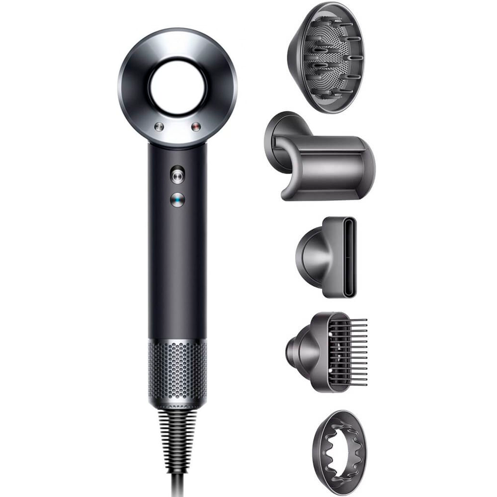 Фен Dyson Supersonic HD07, Black / Nickel (Черный / Никель)