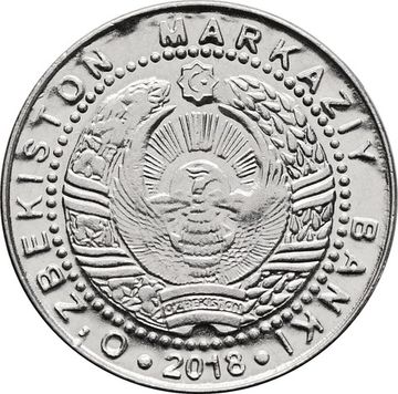 50 сум 2018 Узбекистан