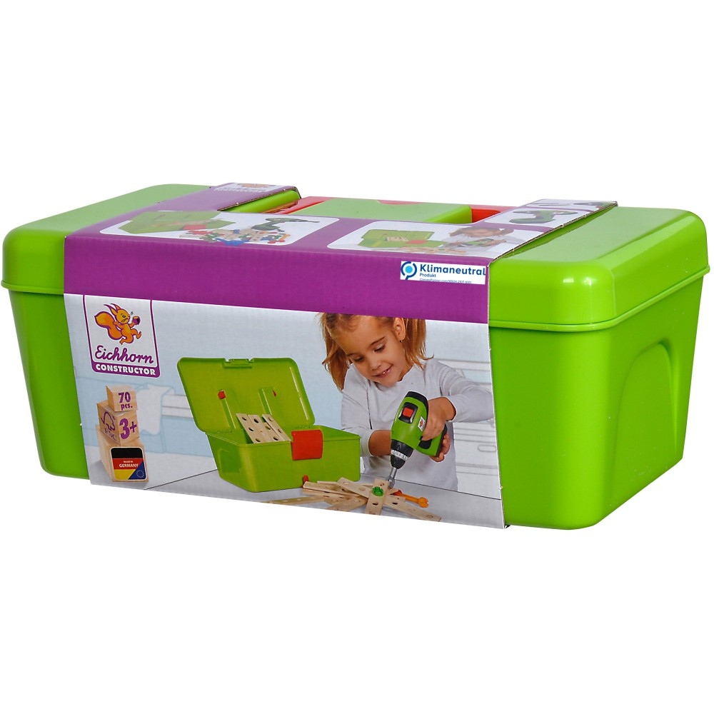 Eichhorn Constructor - Конструкторские блоки Набор инструментов с шуруповертом 39079