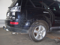 Фаркоп оцинкованный Galia C054C для CITROEN C-CROSSER 2007-, PEUGEOT 4007 2007-, MITSUBISHI OUTLANDER 2007-2012,(паспорт и сертификат в комплекте)(без электрики)